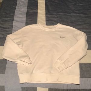 Sweatshirt, white, size M